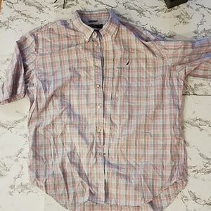 Nautica casual short sleeved button down s…